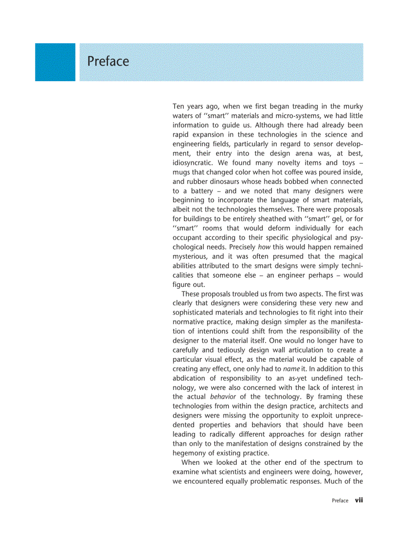 image for page Smart Materials and New Technologies