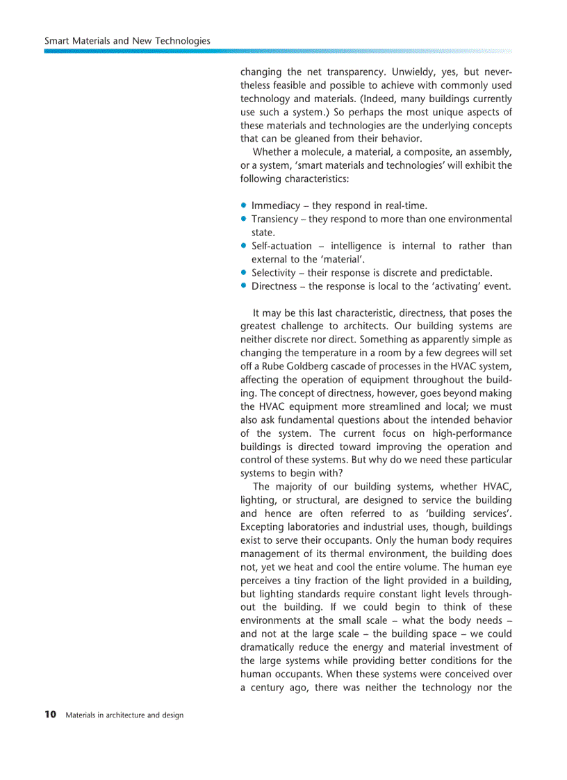 image for page Smart Materials and New Technologies