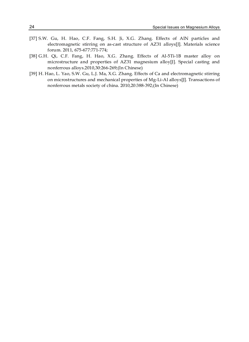 image for page Special Issues on Magnesium Alloys 1