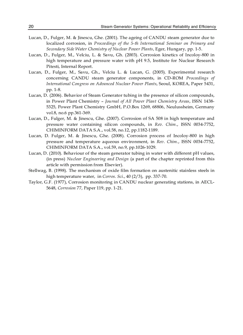 image for page Steam Generator Systems Operational Reliability and Efficiency