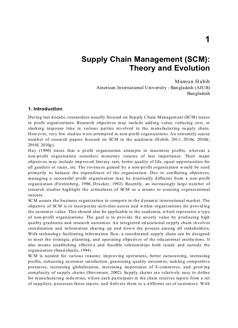 image for page Supply Chain Management Applications and Simulations