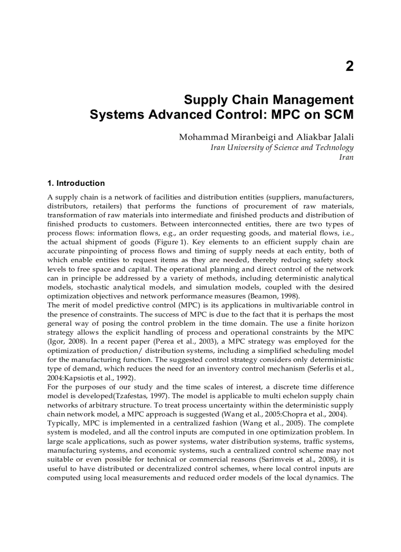 image for page Supply Chain Management Applications and Simulations