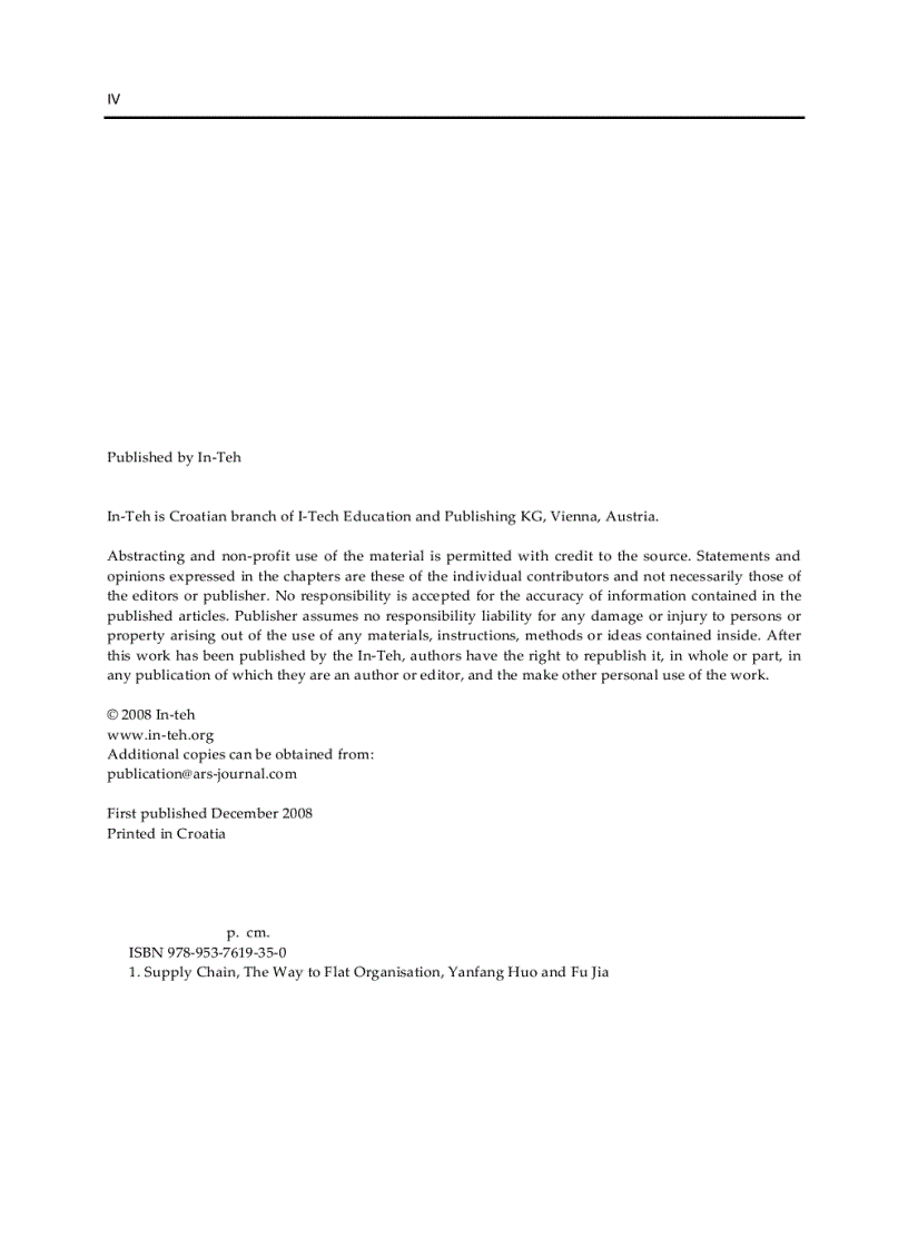 image for page Supply Chain the Way to Flat Organisation