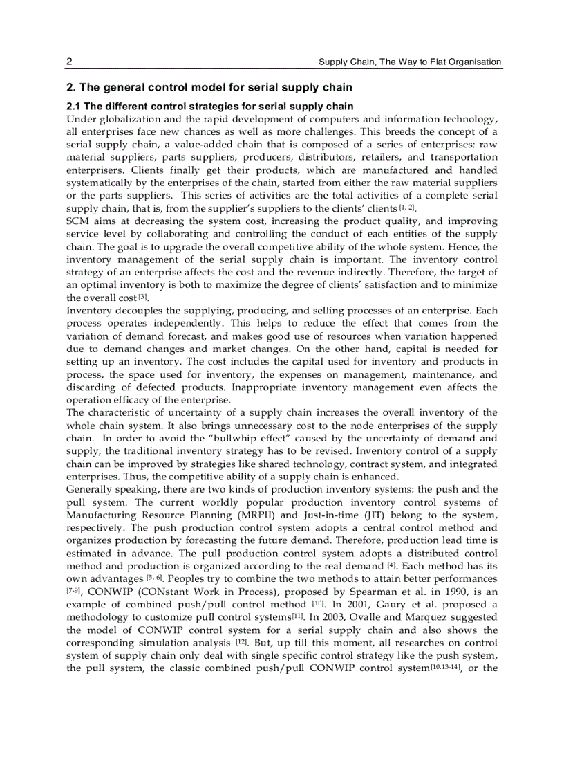 image for page Supply Chain the Way to Flat Organisation