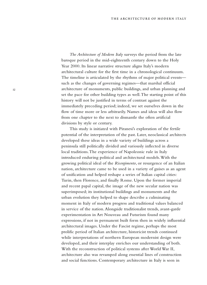 image for page The Architecture of Modern Italy Volume I