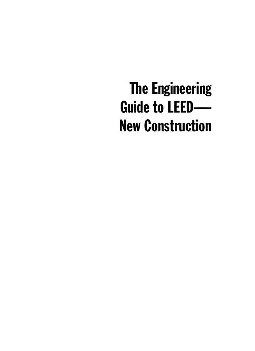 image for page The Engineering Guide to LEED 2nd Edition