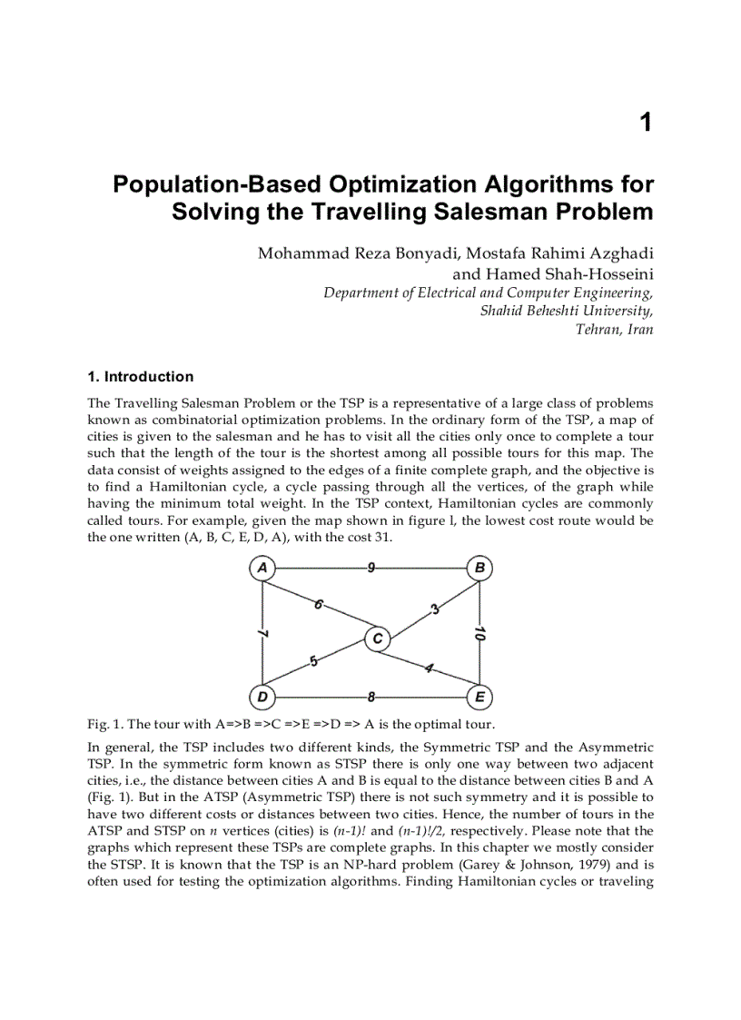 image for page Traveling Salesman Problem
