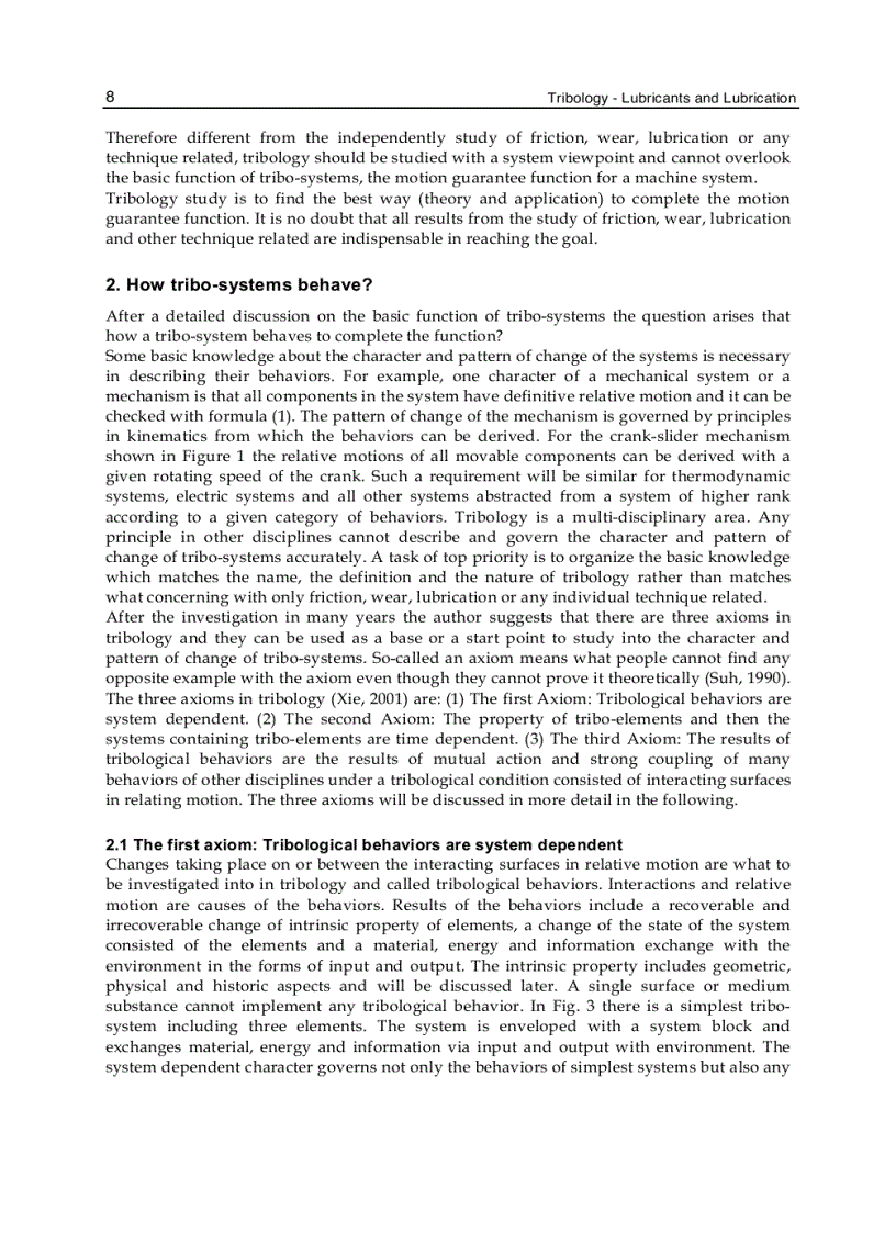 image for page Tribology Lubricants and Lubrication