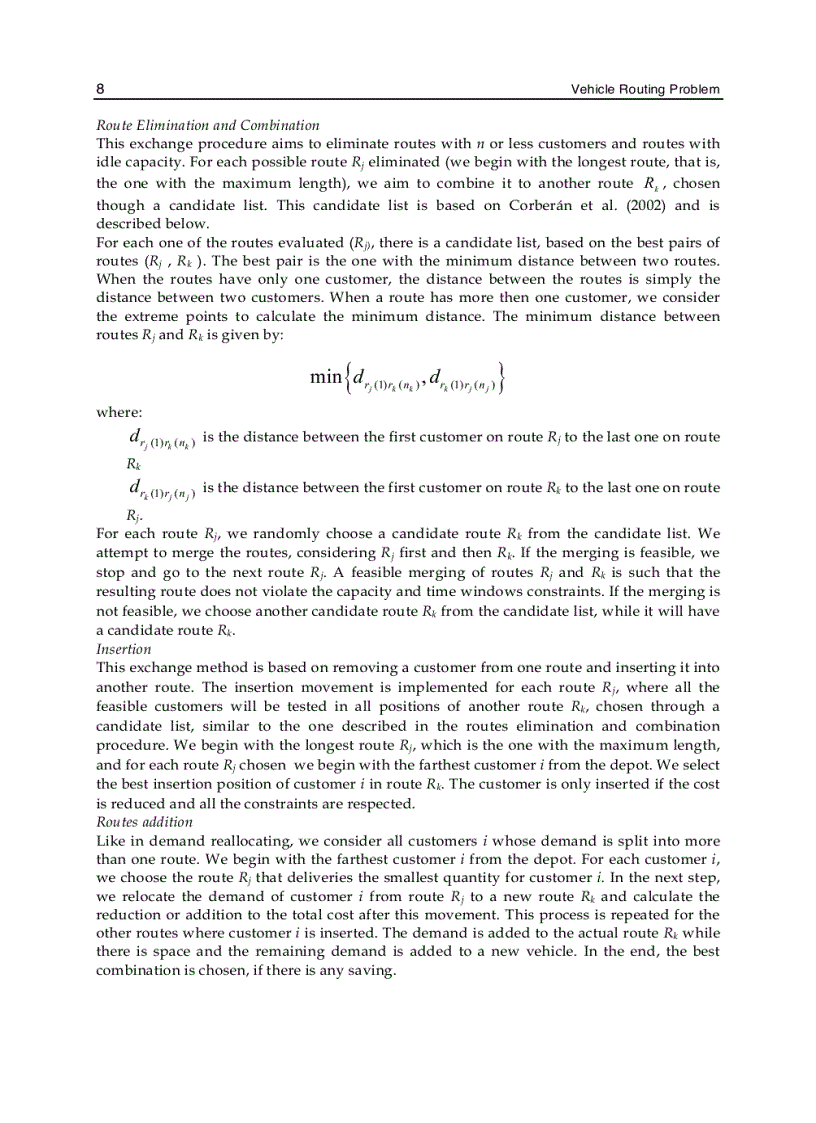 image for page Vehicle Routing Problem