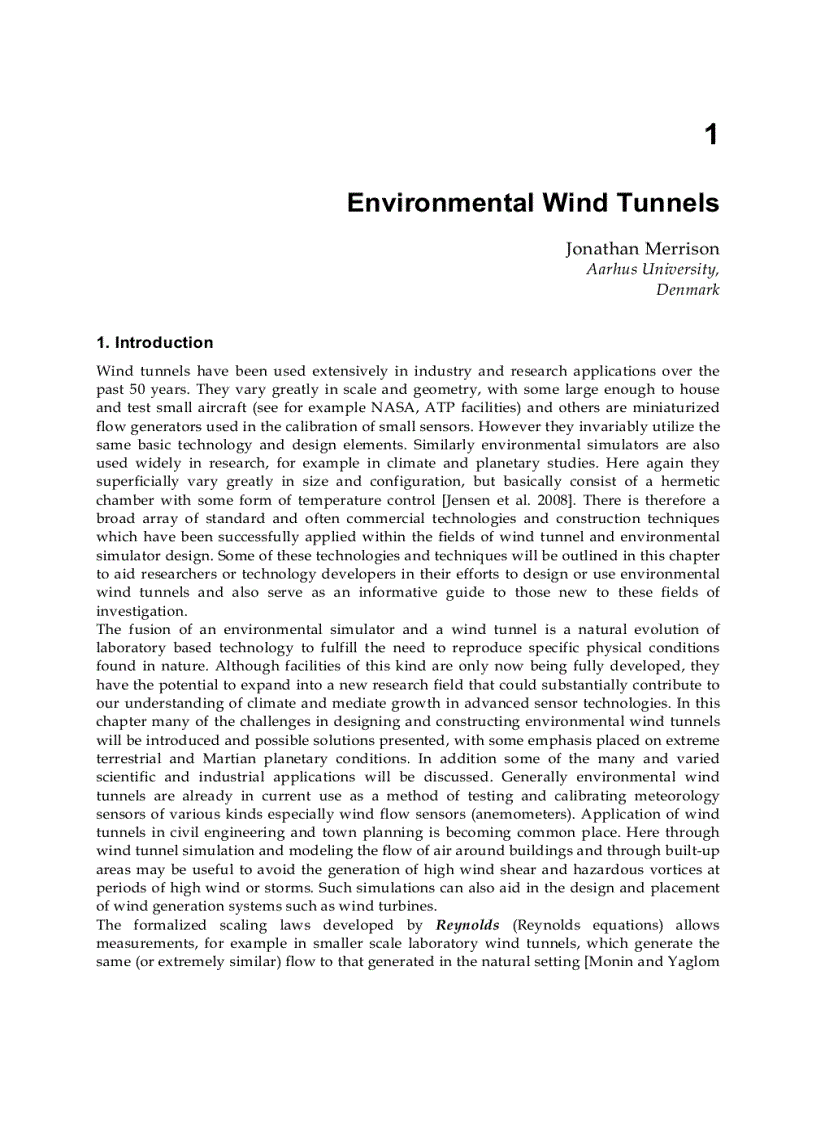 image for page Wind Tunnels