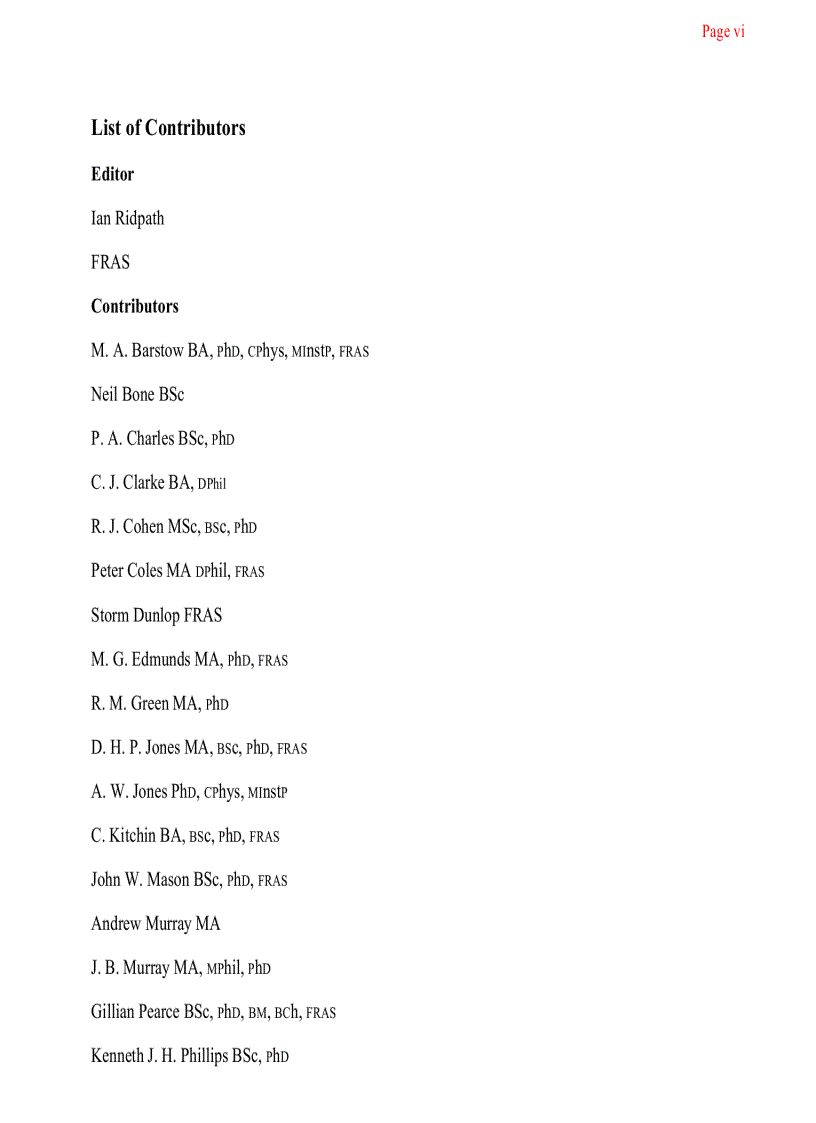 image for page A Dictionary of Astronomy