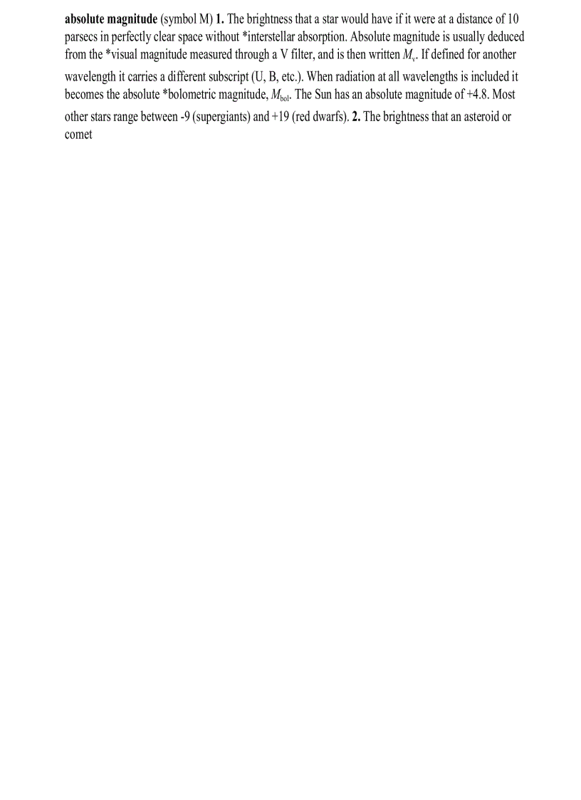 image for page A Dictionary of Astronomy