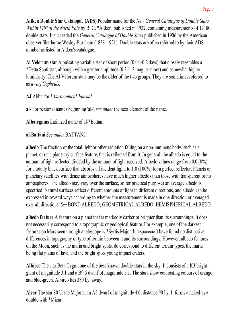 image for page A Dictionary of Astronomy