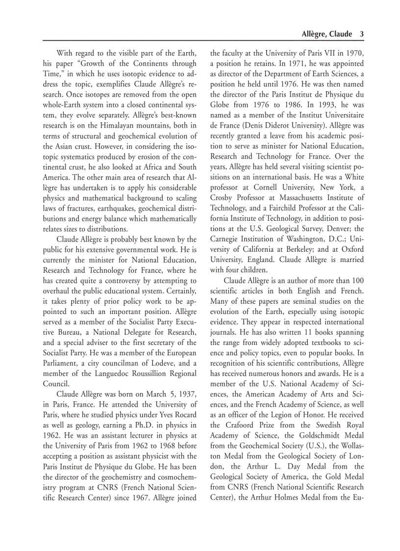 image for page A to Z of Earth Scientists