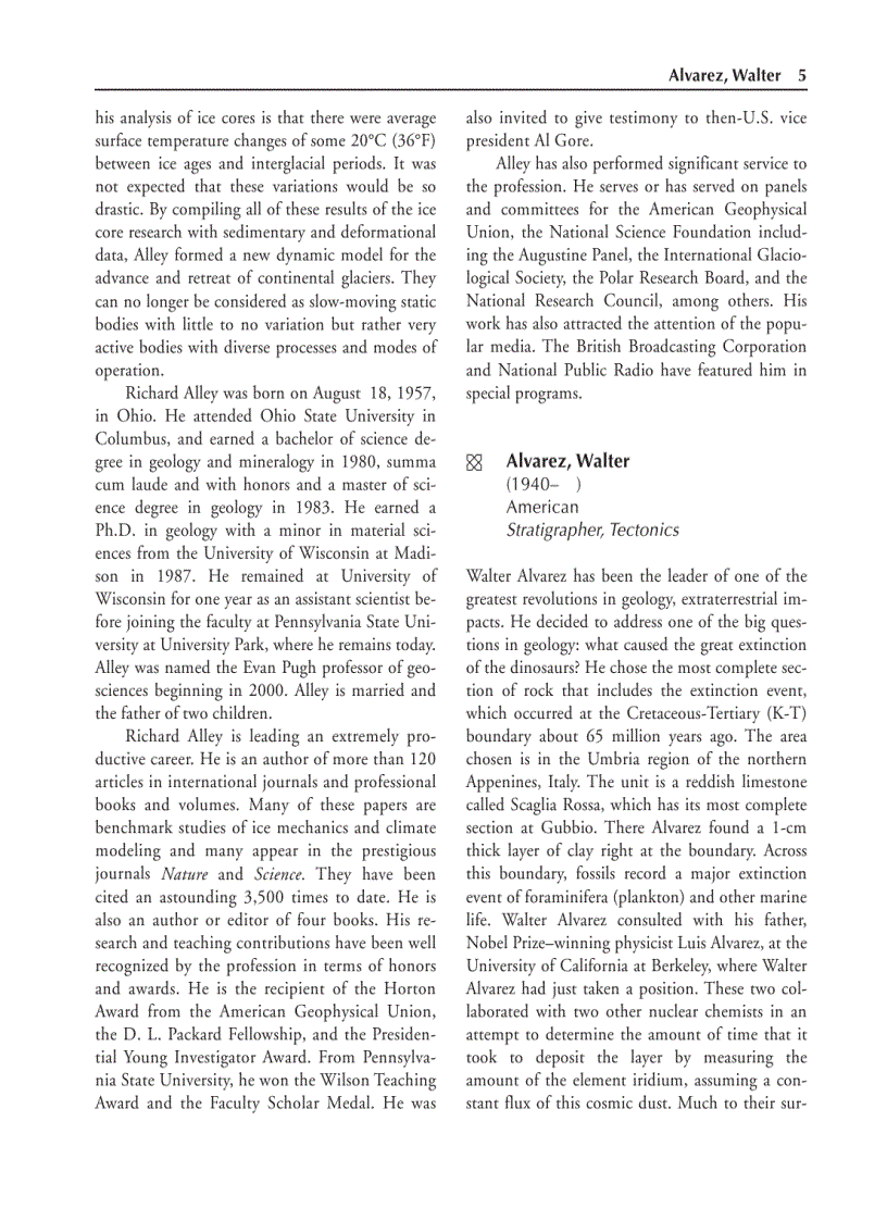 image for page A to Z of Earth Scientists