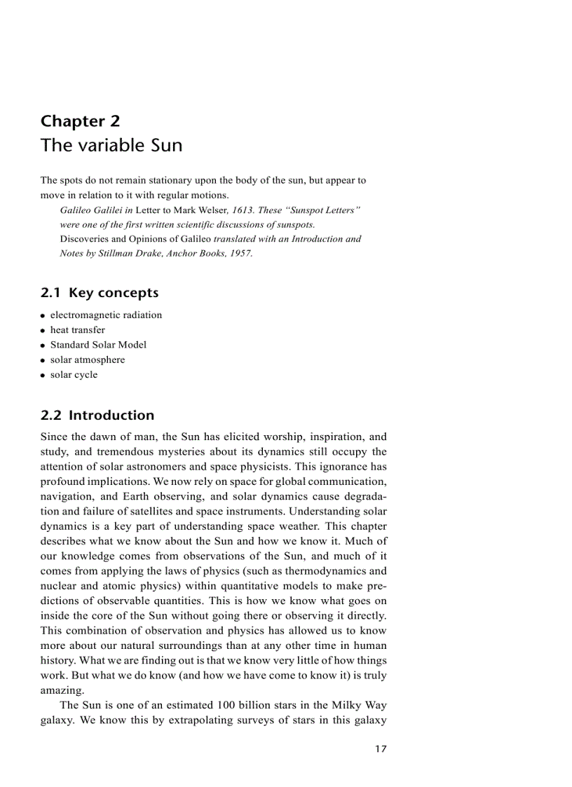 image for page An Introduction to Space Weather