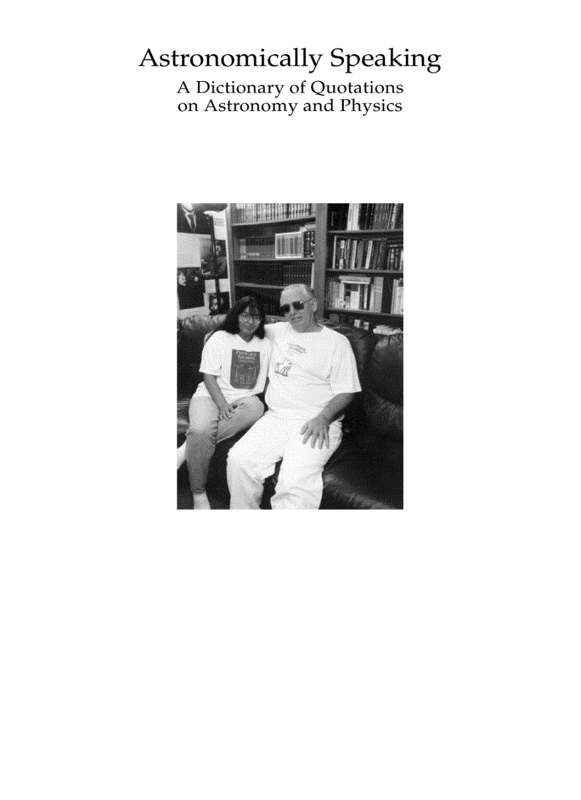 image for page Astronomically Speaking 1st Edition