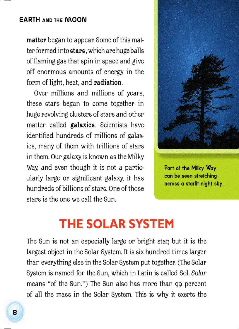 image for page Earth and the Moon Space