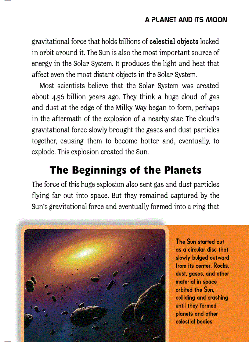 image for page Earth and the Moon Space