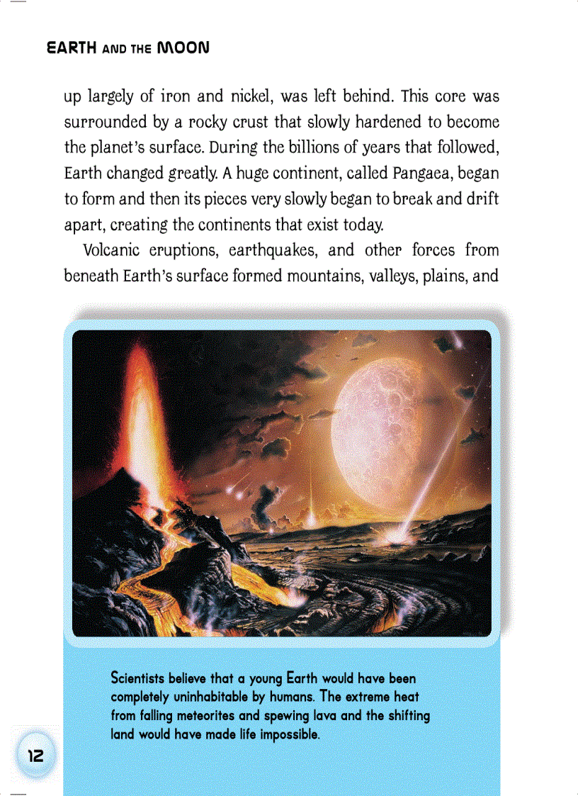 image for page Earth and the Moon Space