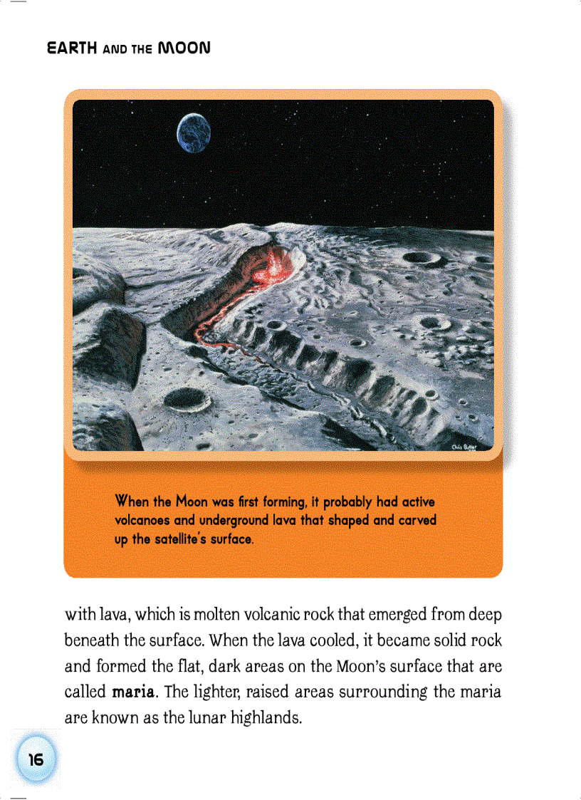 image for page Earth and the Moon Space