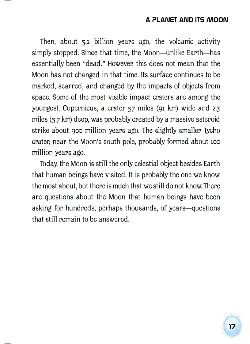 image for page Earth and the Moon Space