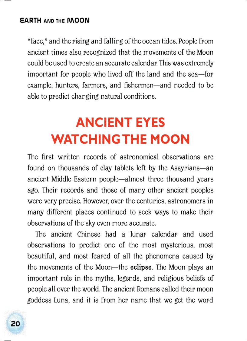 image for page Earth and the Moon Space