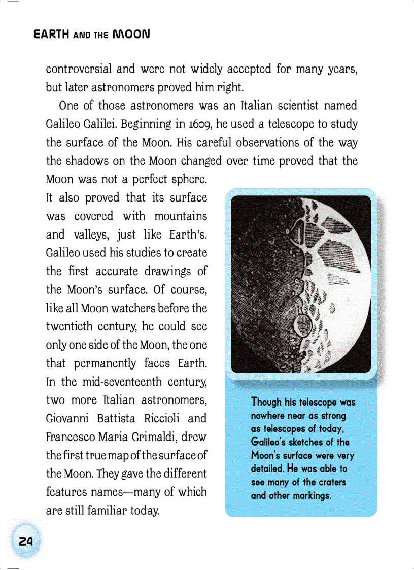 image for page Earth and the Moon Space