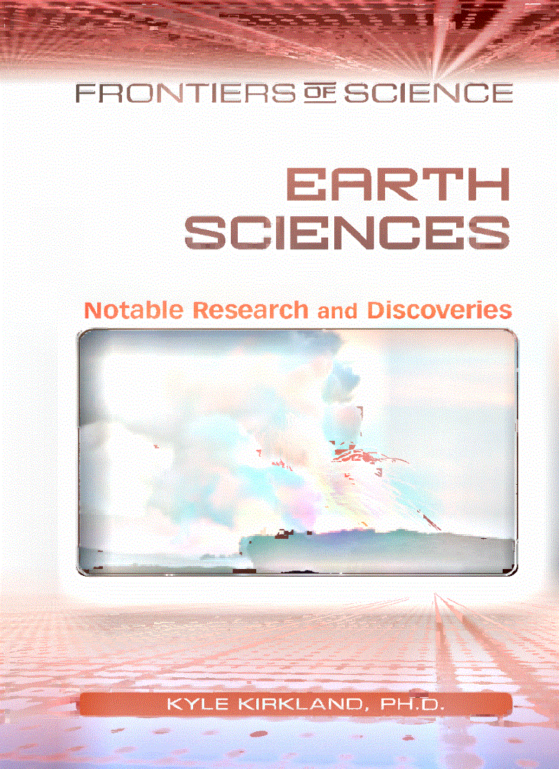 Earth Sciences Notable Research and Discoveries