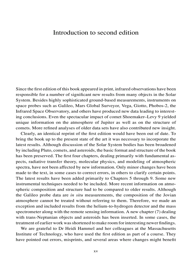 image for page Exploration of the Solar System by Infrared Remote Sensing