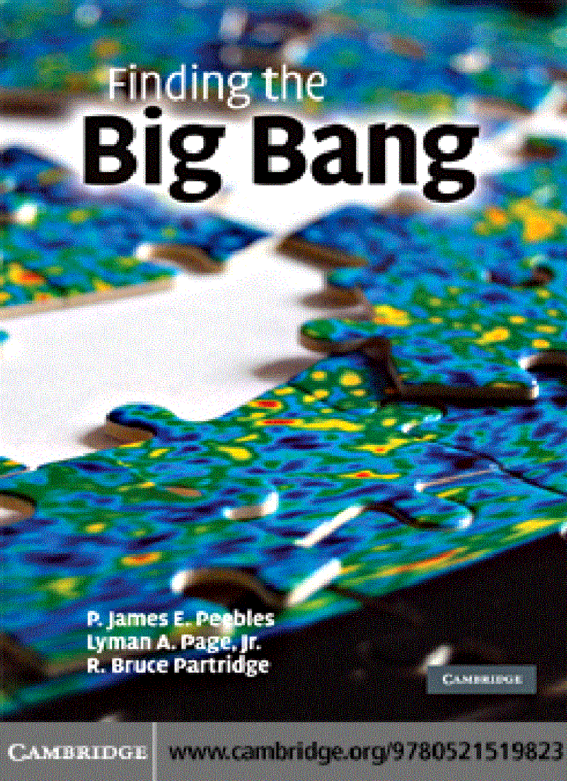 Finding the Big Bang 1st Edition