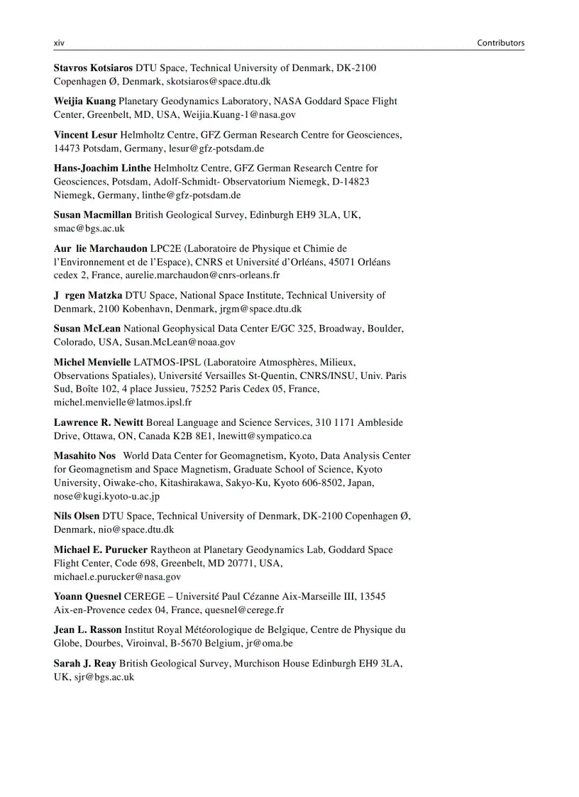 image for page Geomagnetic Observations and Models