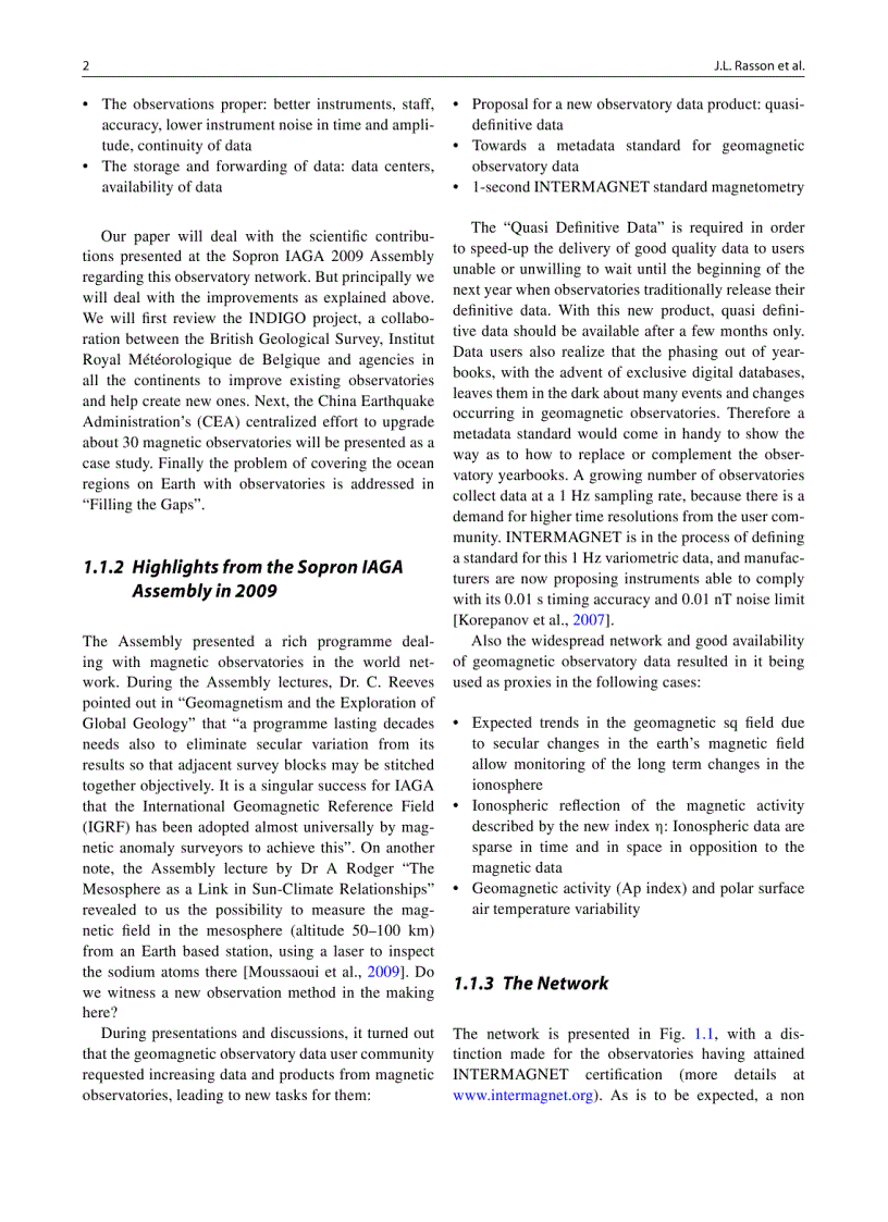 image for page Geomagnetic Observations and Models