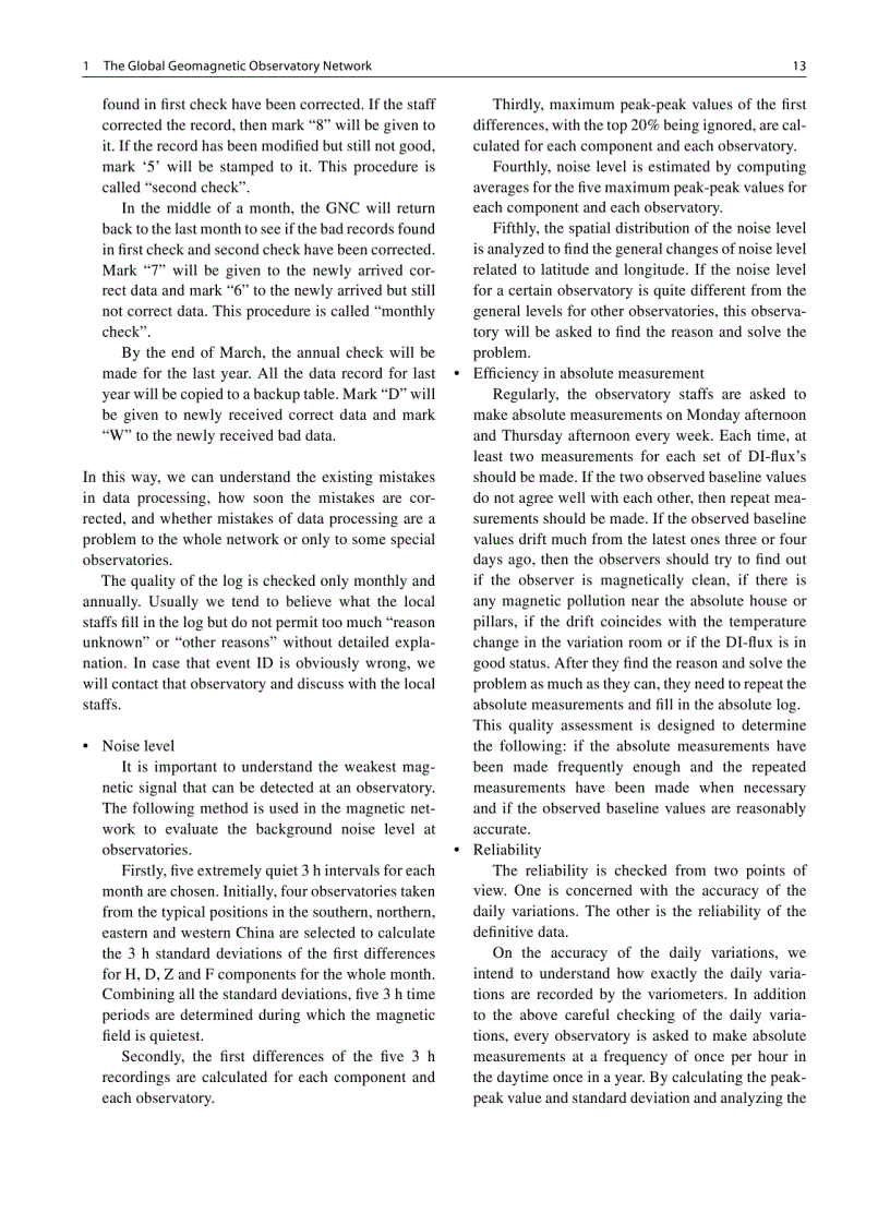 image for page Geomagnetic Observations and Models