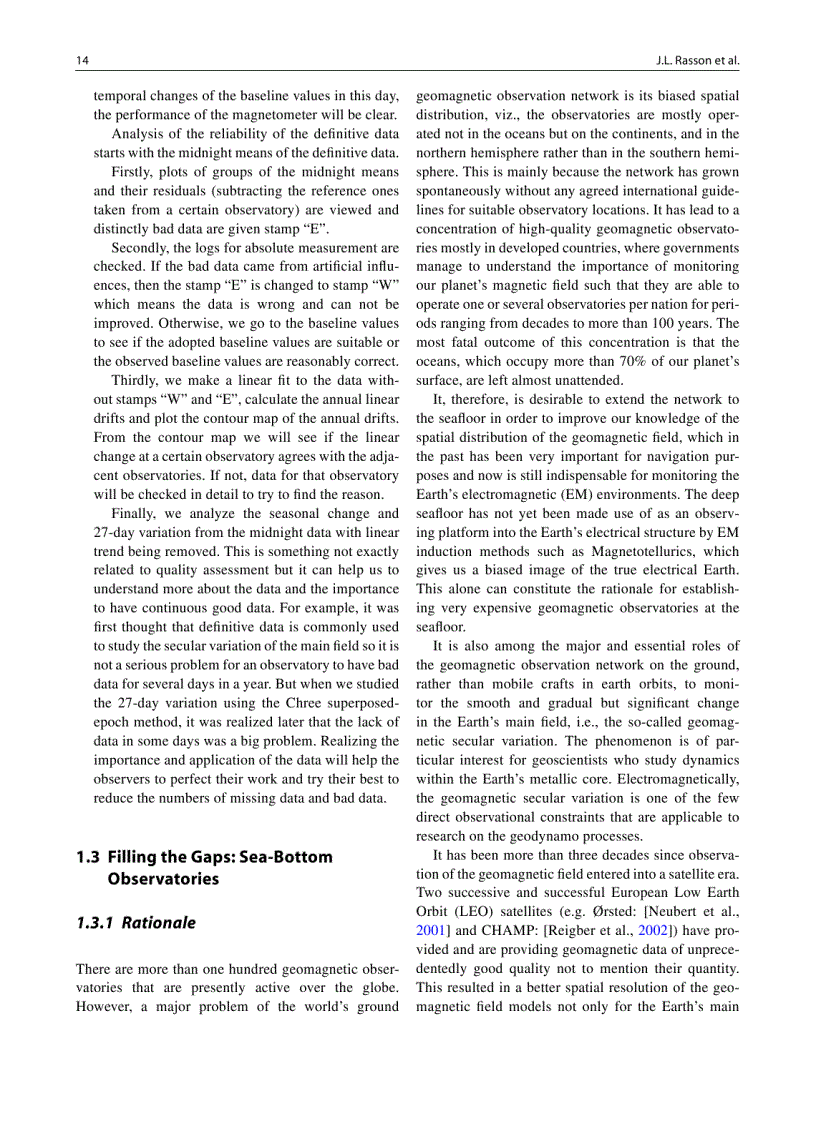 image for page Geomagnetic Observations and Models