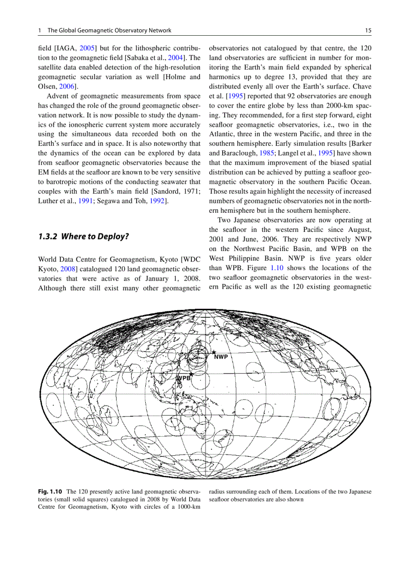 image for page Geomagnetic Observations and Models