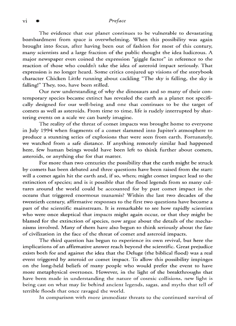 image for page Impact The Threat of Comets and Asteroids