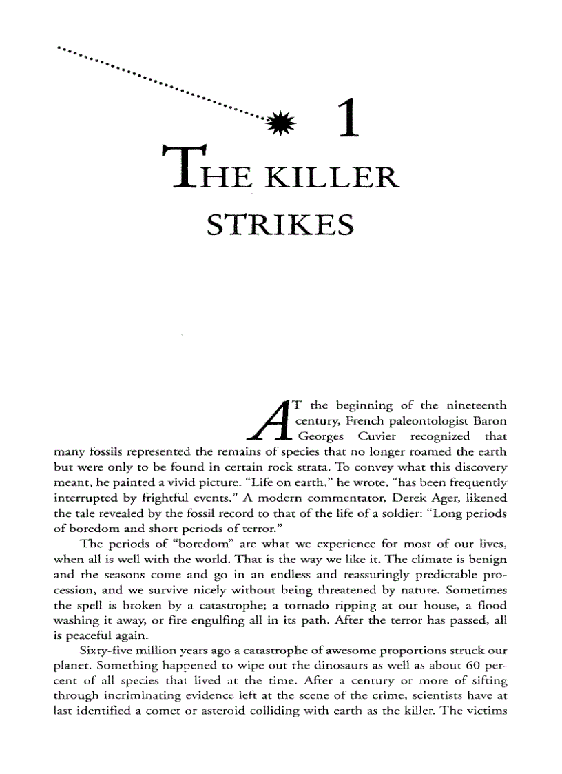 image for page Impact The Threat of Comets and Asteroids