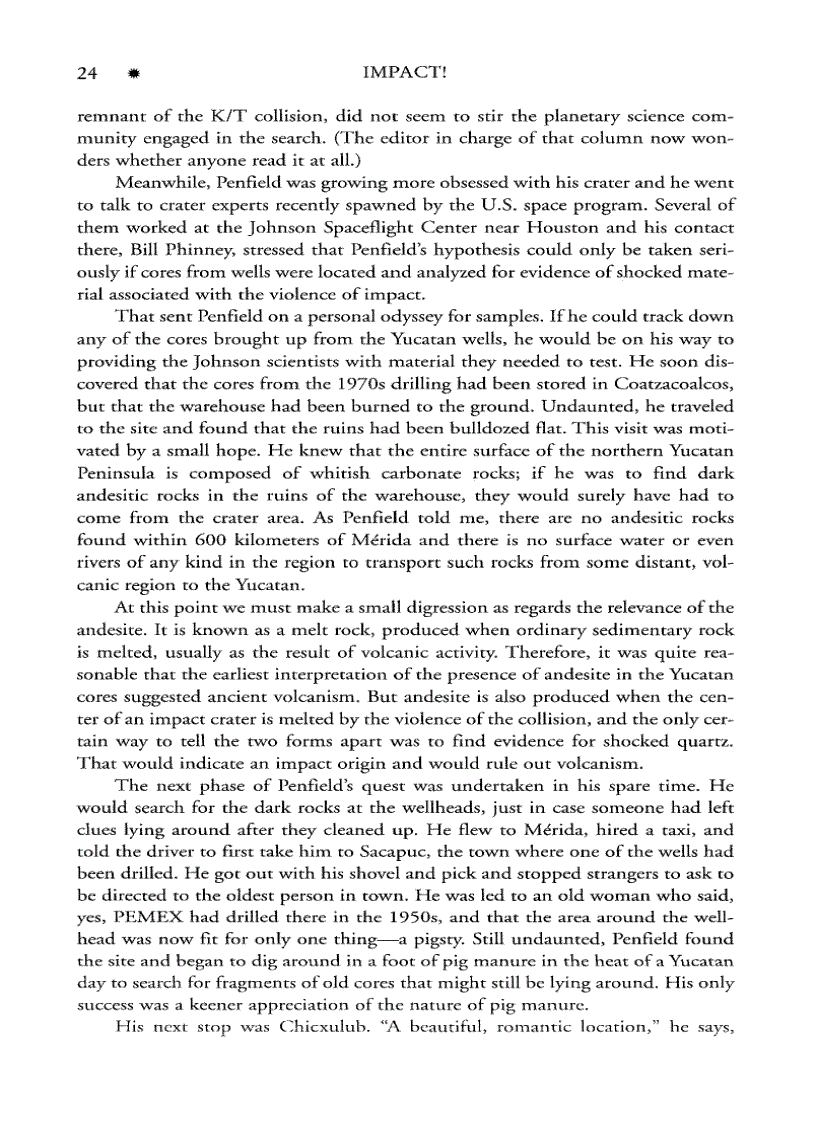 image for page Impact The Threat of Comets and Asteroids