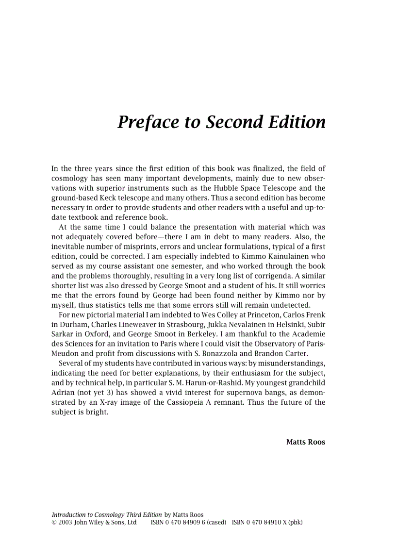 image for page Introduction to Cosmology 3rd Edition
