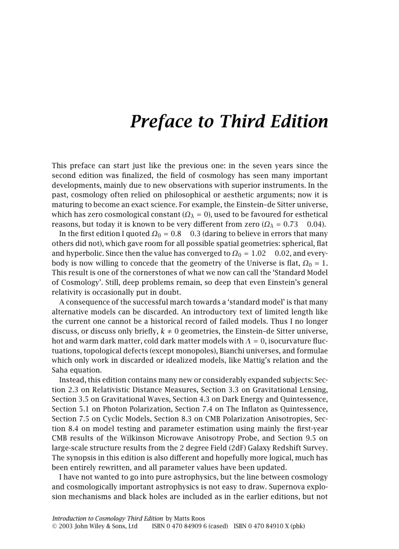 image for page Introduction to Cosmology 3rd Edition