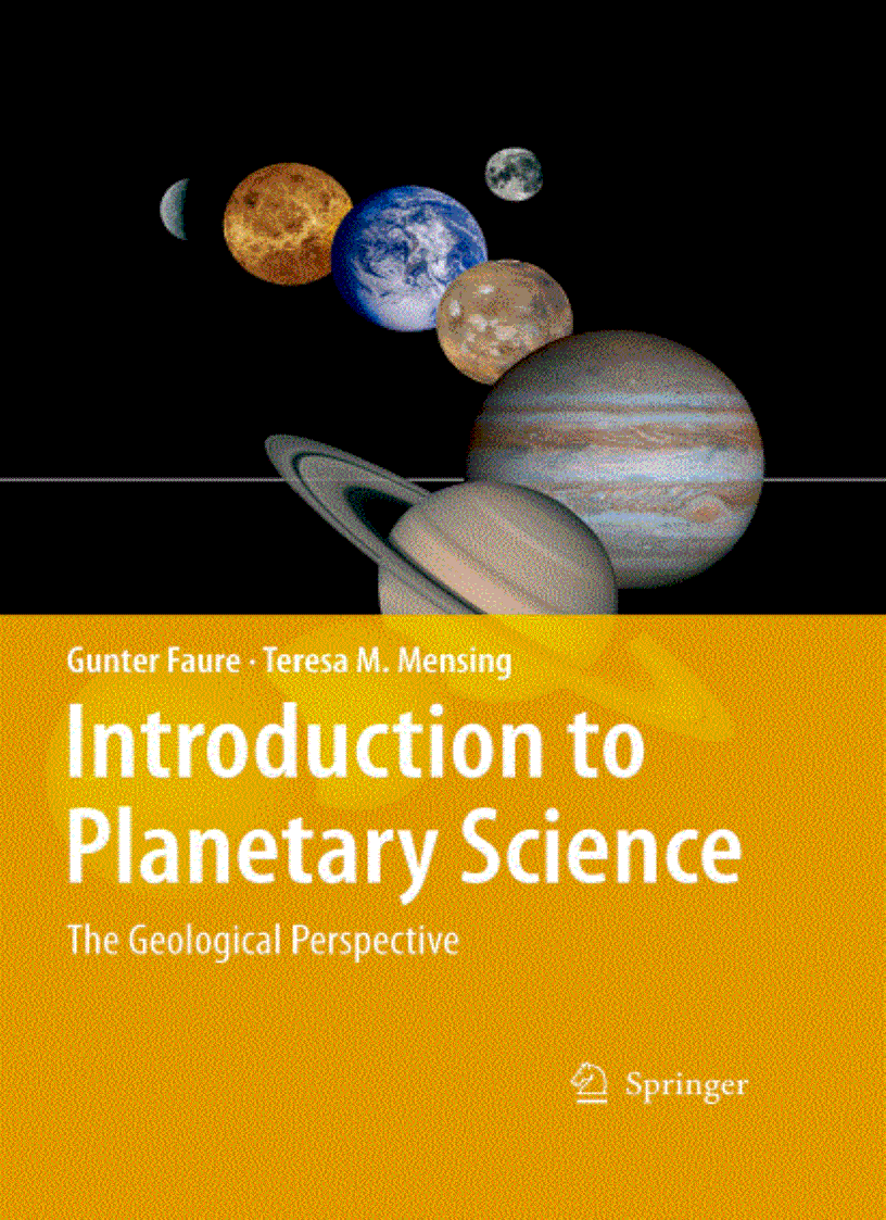 image for page Introduction to Planetary Science