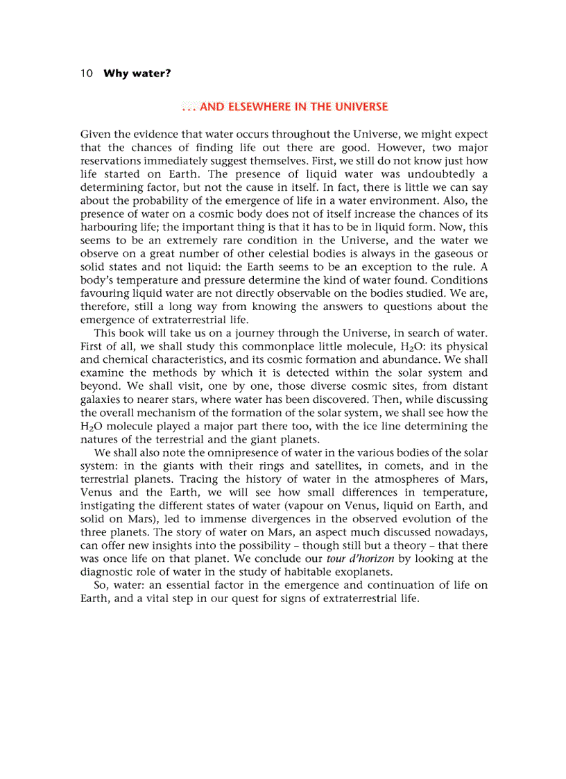 image for page Searching for Water in the Universe