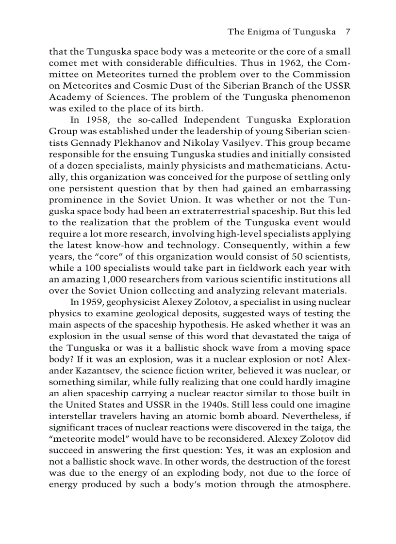 image for page The Tunguska Mystery 1st Edition