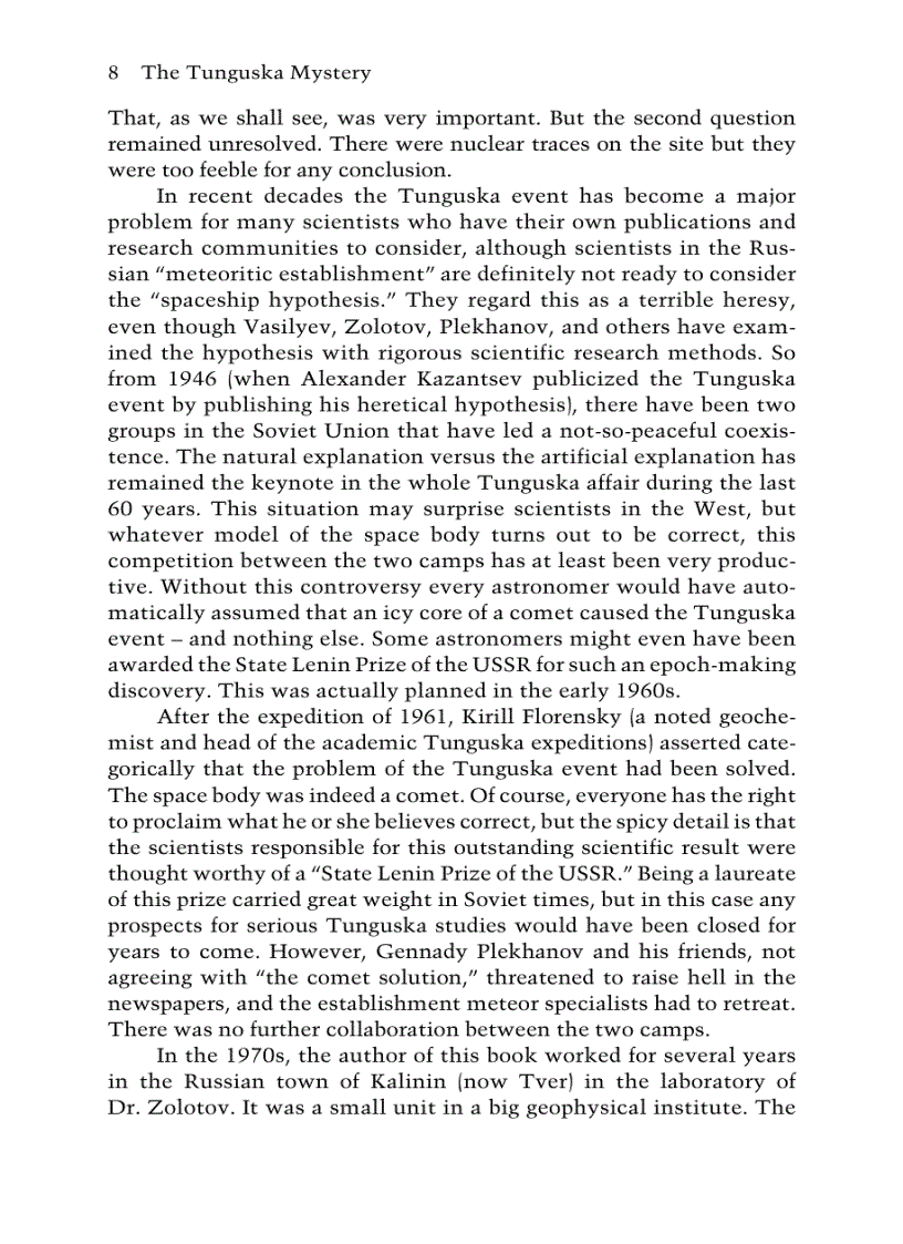 image for page The Tunguska Mystery 1st Edition