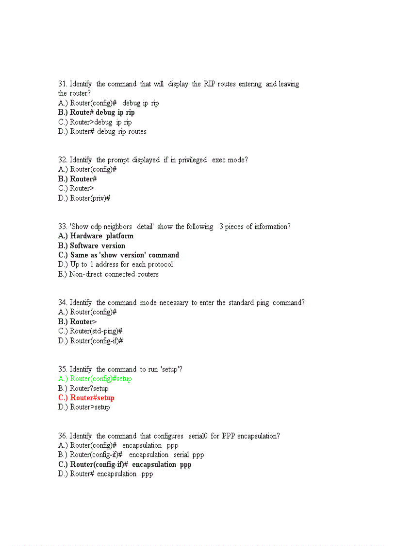 image for page CCNA Cisco Tests