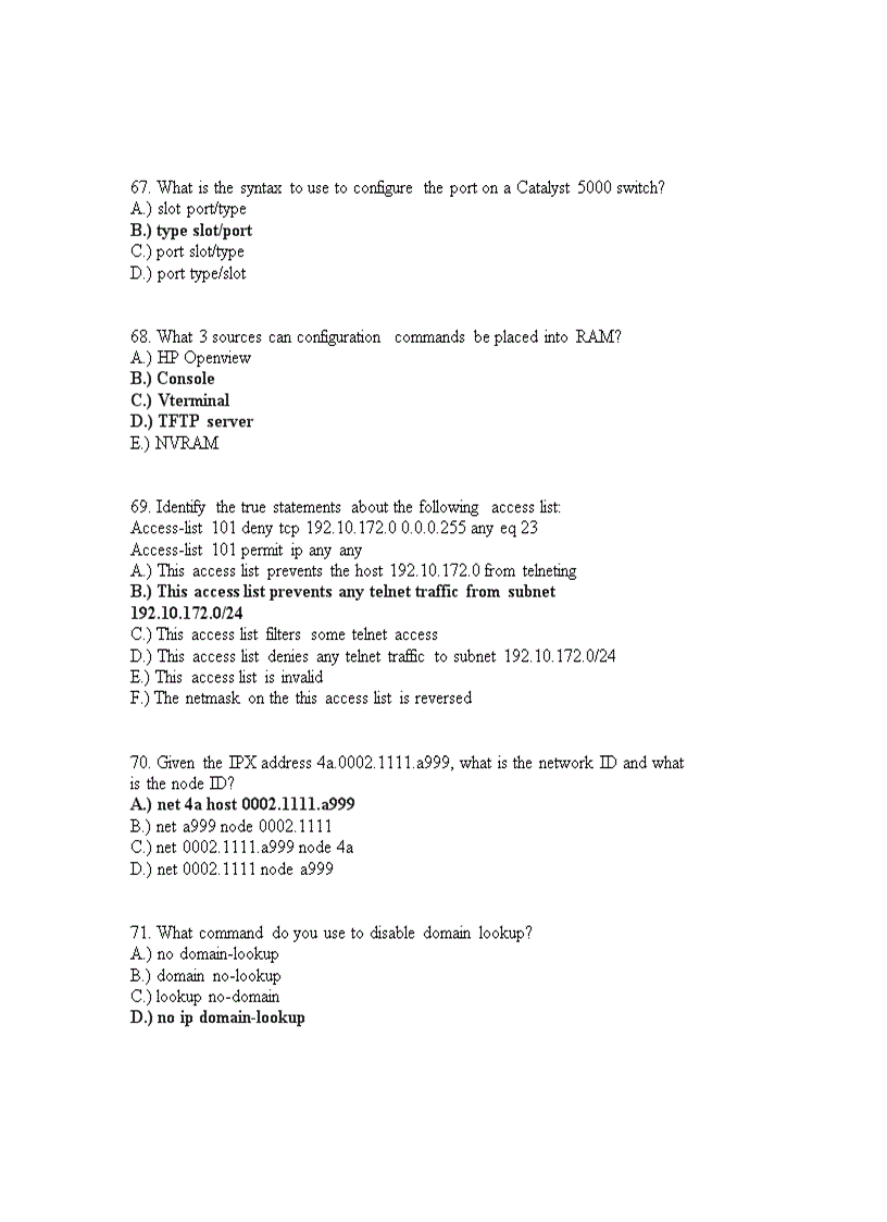 image for page CCNA Cisco Tests
