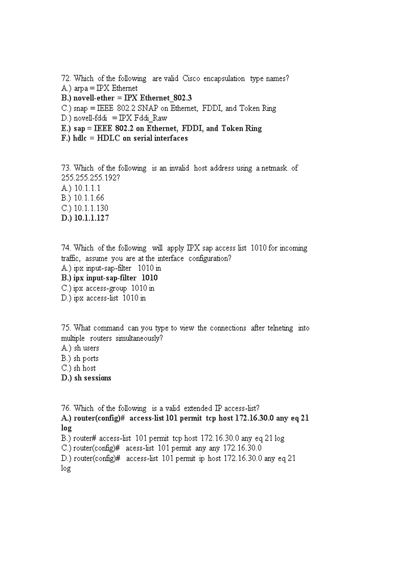 image for page CCNA Cisco Tests