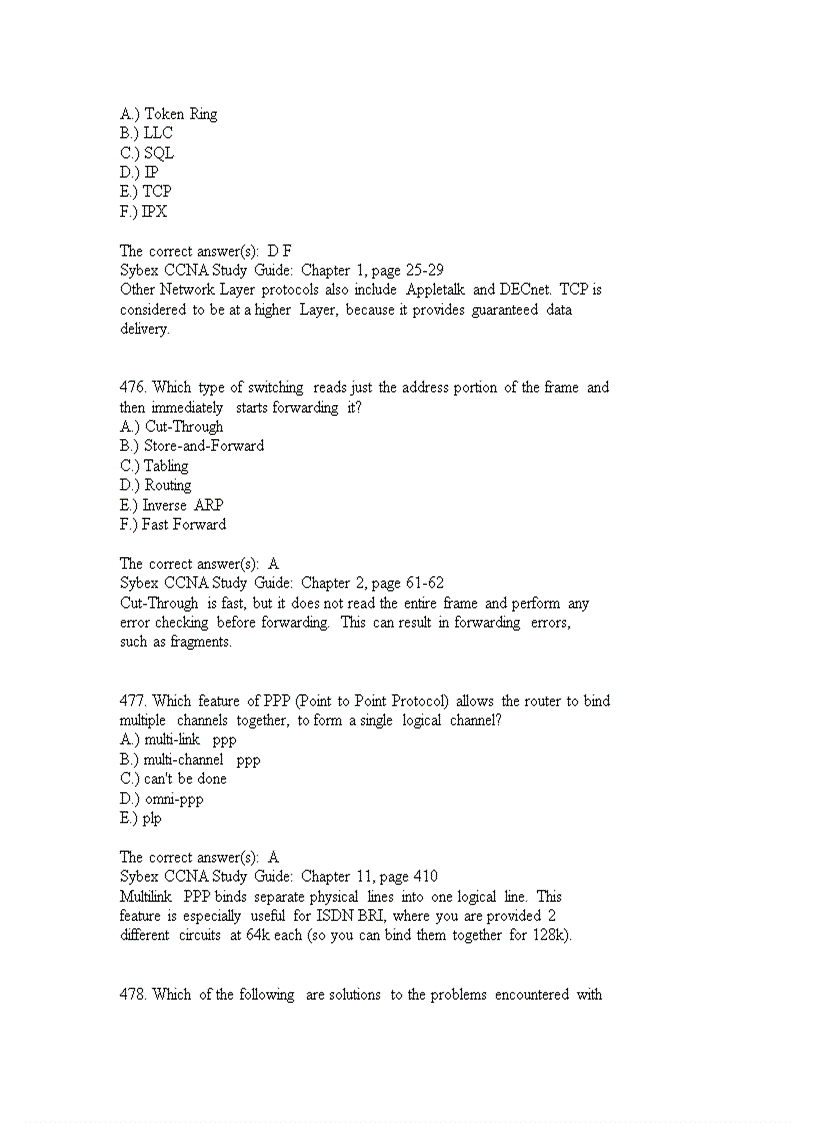 image for page CCNA Cisco Tests