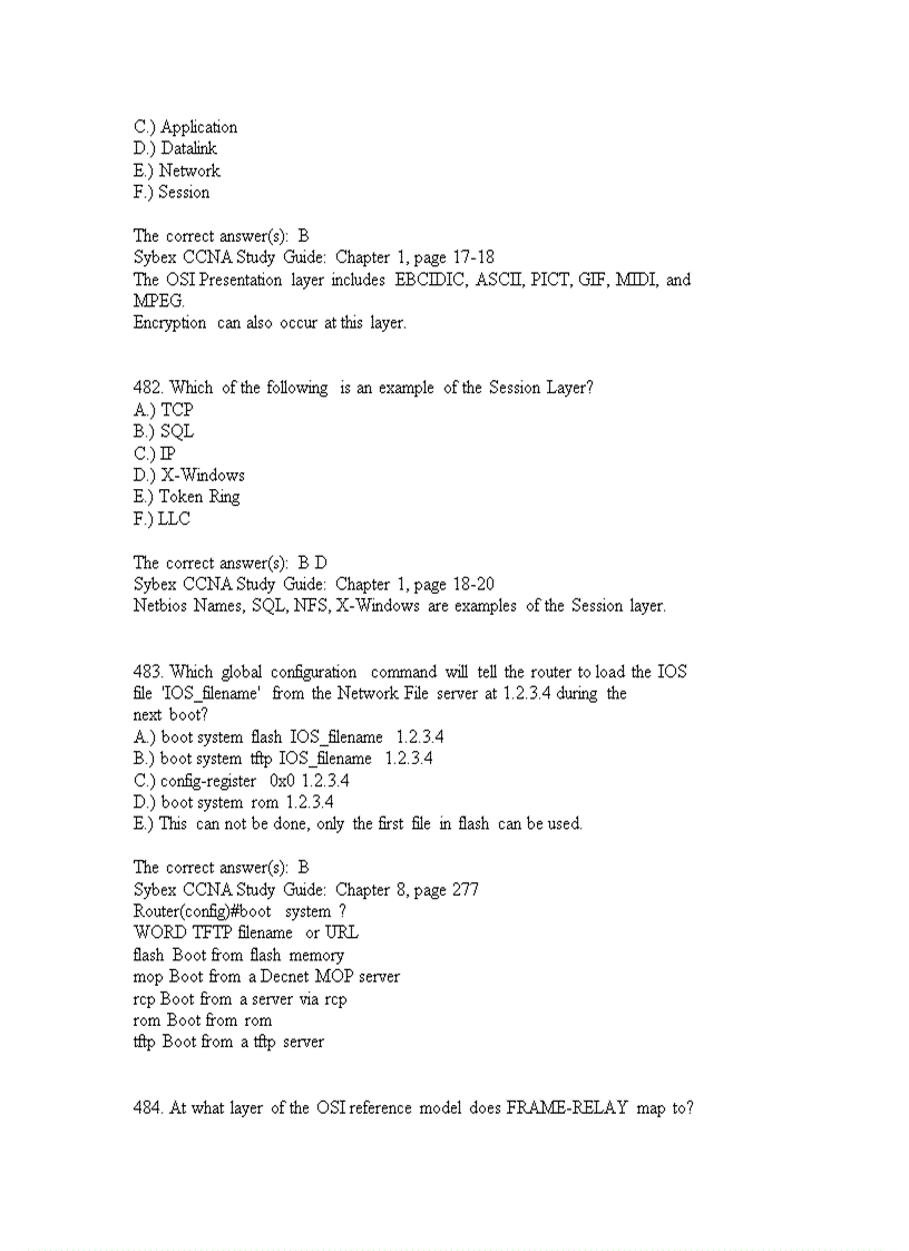 image for page CCNA Cisco Tests